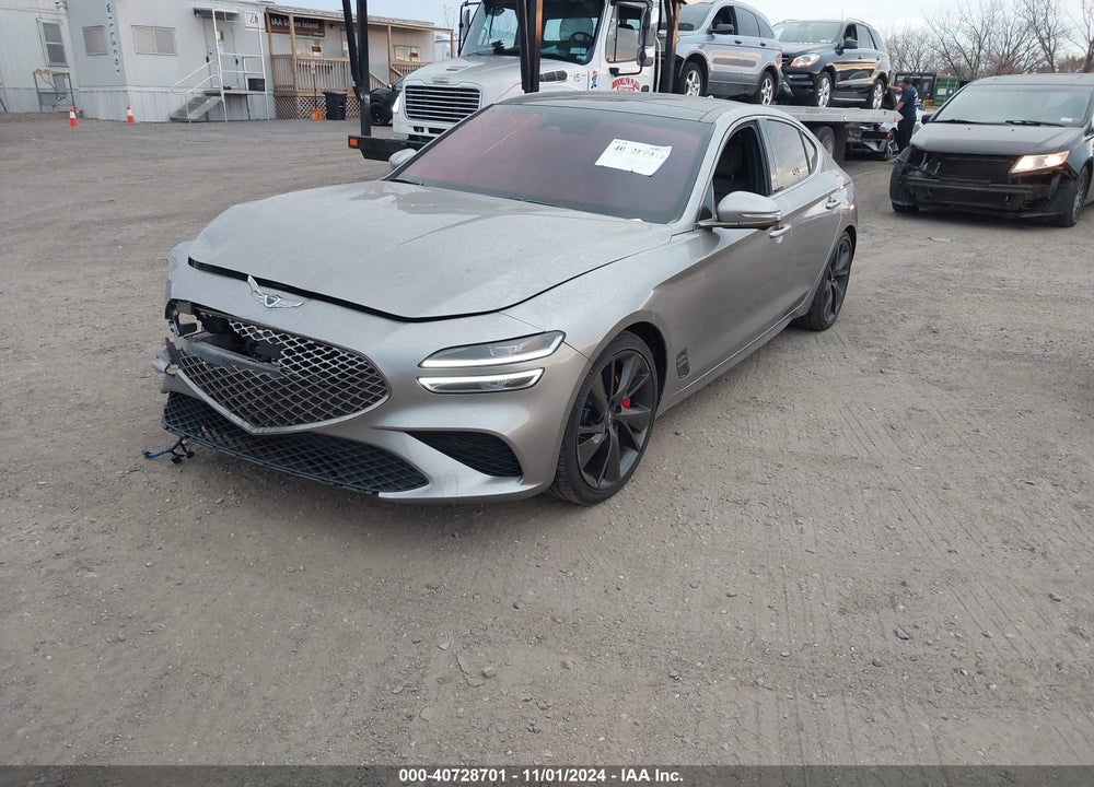 2022 GENESIS G70 3.3T AWD VIN: KMTG54TE6NU104119