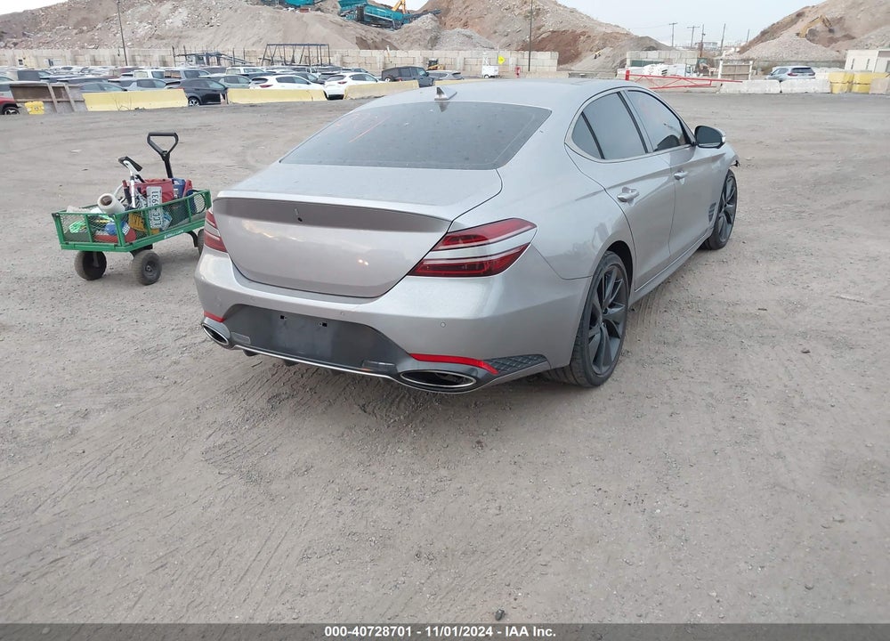 2022 GENESIS G70 3.3T AWD VIN: KMTG54TE6NU104119