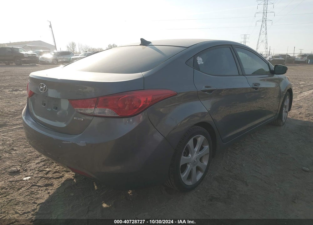 2011 HYUNDAI ELANTRA LIMITED VIN: 5NPDH4AE4BH076063