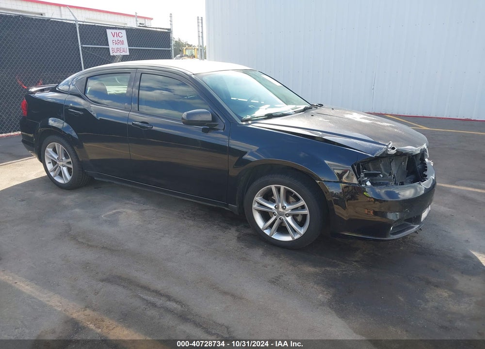 2014 DODGE AVENGER SXT VIN: 1C3CDZCG7EN176265