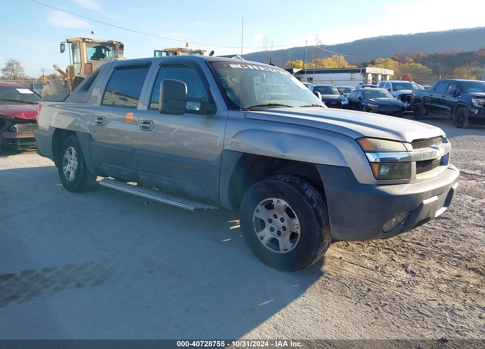 2003 CHEVROLET AVALANCHE 1500 VIN: 3GNEK13T53G106219