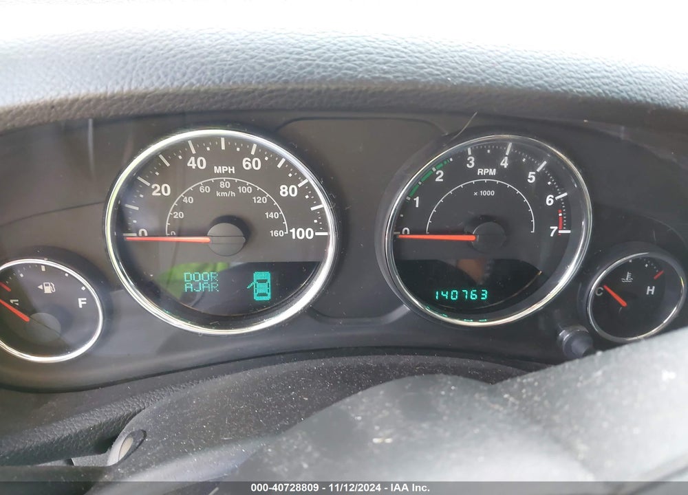 2012 JEEP WRANGLER UNLIMITED SPORT VIN: 1C4BJWDG5CL269906