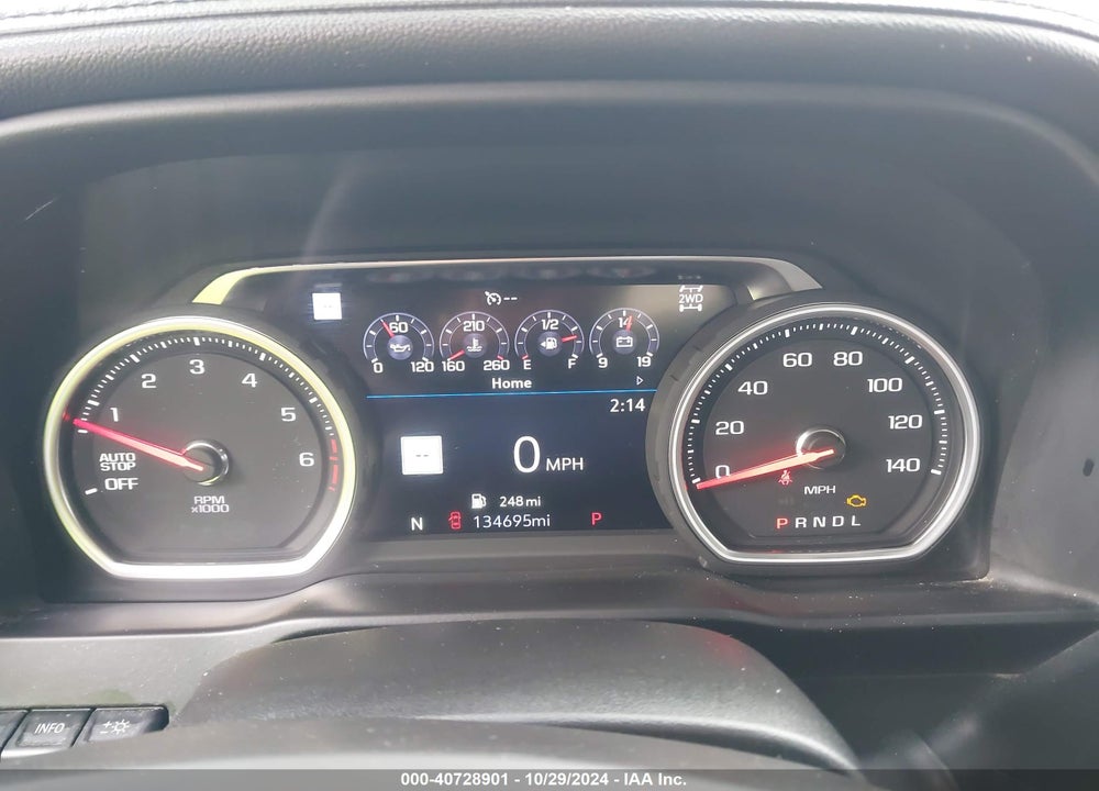 2019 CHEVROLET SILVERADO 1500 HIGH COUNTRY VIN: 1GCUYHEL5KZ105921