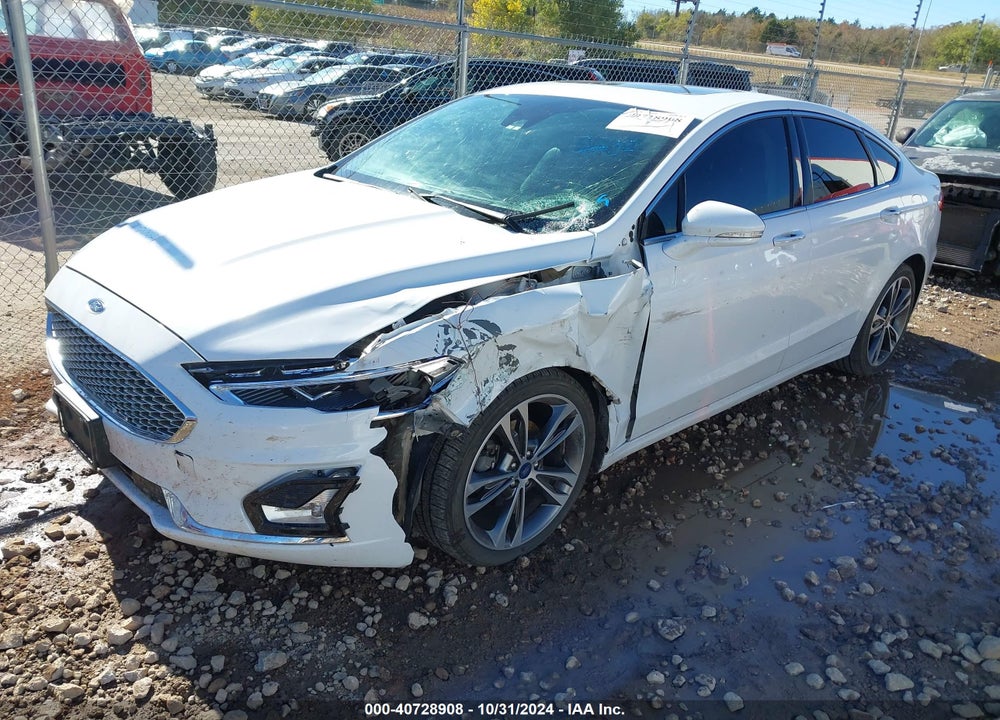 2020 FORD FUSION TITANIUM VIN: 3FA6P0D9XLR133762