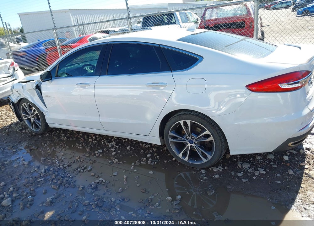 2020 FORD FUSION TITANIUM VIN: 3FA6P0D9XLR133762