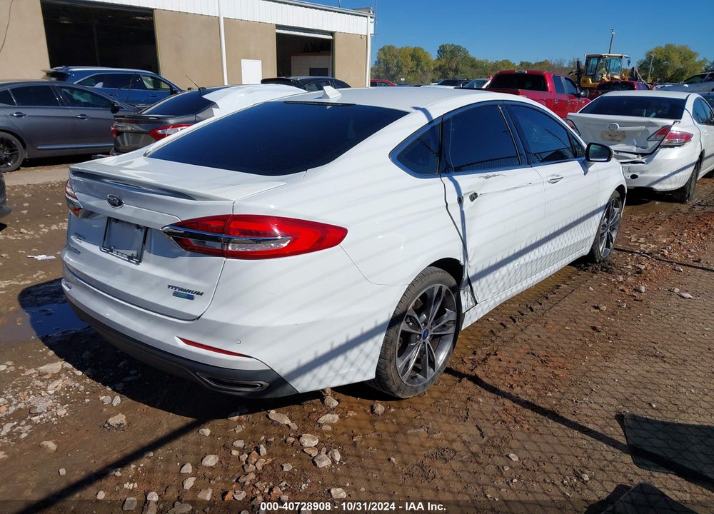 2020 FORD FUSION TITANIUM VIN: 3FA6P0D9XLR133762