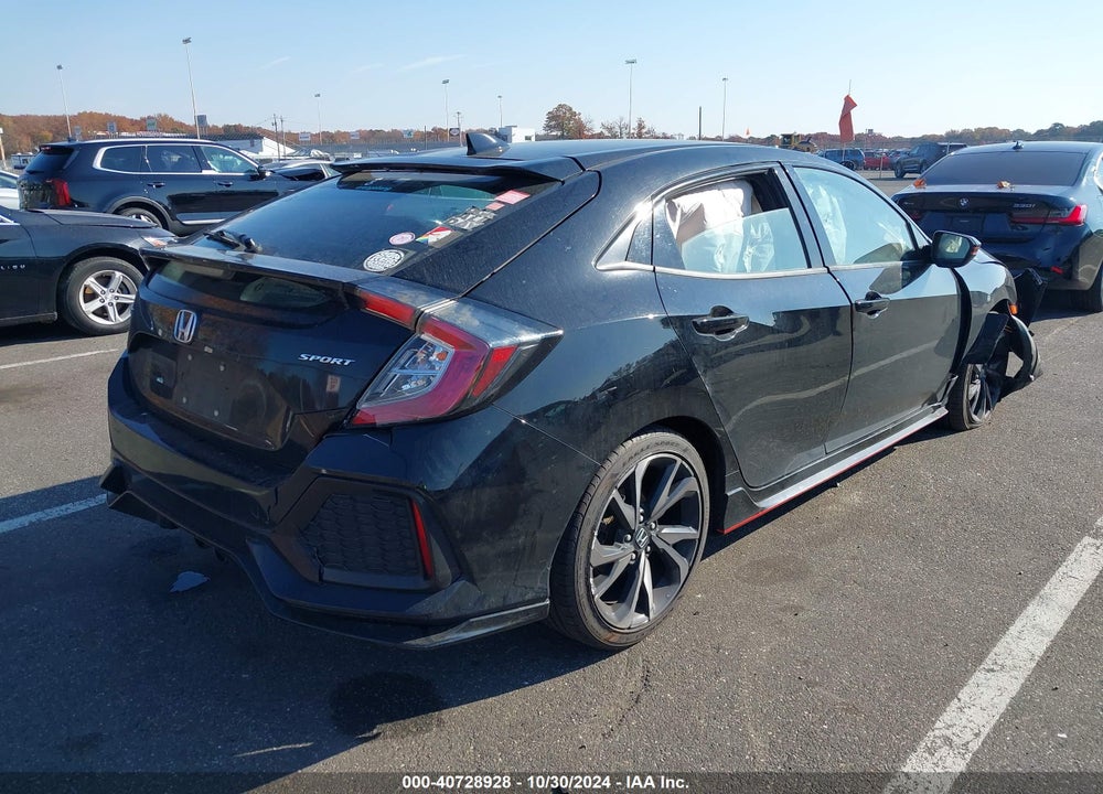 2018 HONDA CIVIC SPORT VIN: SHHFK7G40JU237837