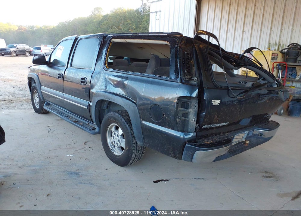 2003 CHEVROLET SUBURBAN 1500 LS VIN: 3GNEC16Z43G341045