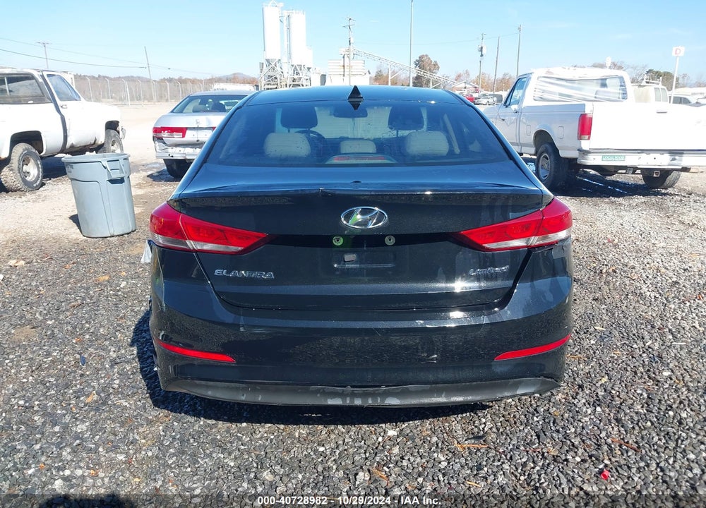2017 HYUNDAI ELANTRA LIMITED VIN: 5NPD84LF6HH013013