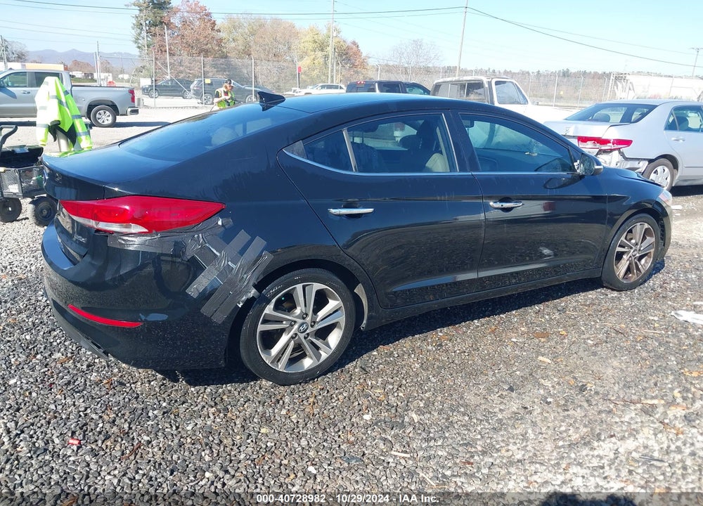 2017 HYUNDAI ELANTRA LIMITED VIN: 5NPD84LF6HH013013