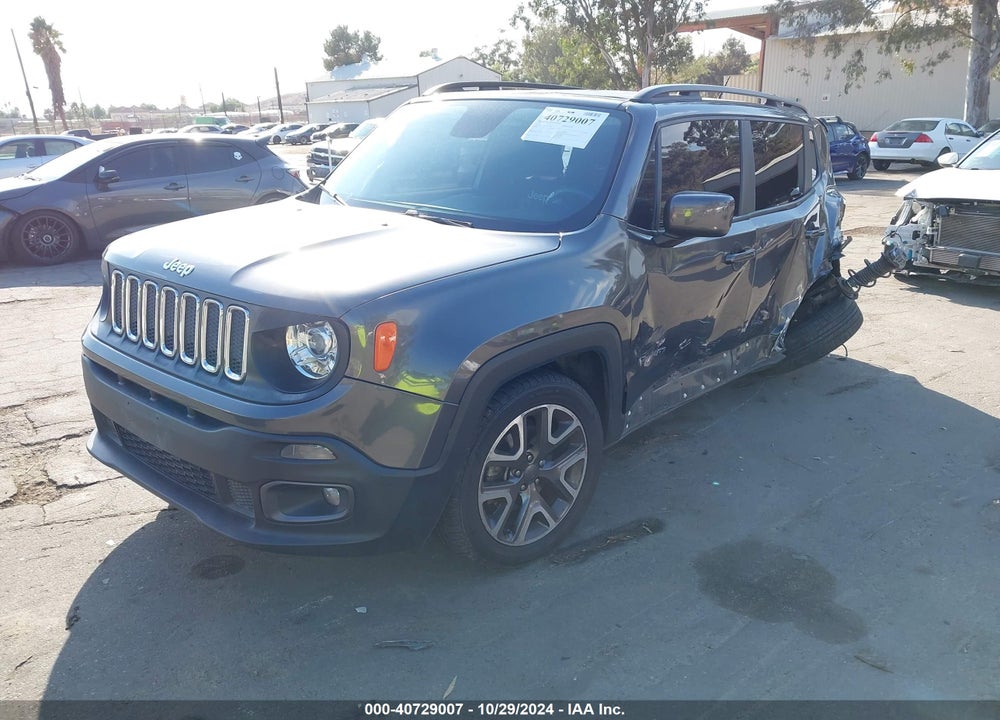 2017 JEEP RENEGADE LATITUDE FWD VIN: ZACCJABB7HPF96728