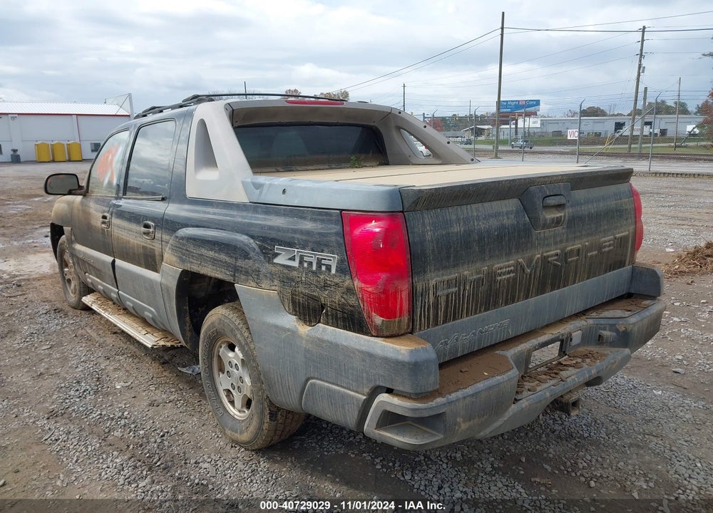 2003 CHEVROLET AVALANCHE 1500 VIN: 3GNEC13T13G121698
