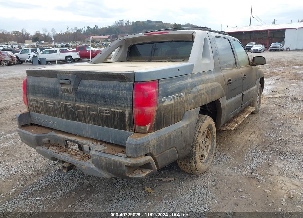 2003 CHEVROLET AVALANCHE 1500 VIN: 3GNEC13T13G121698