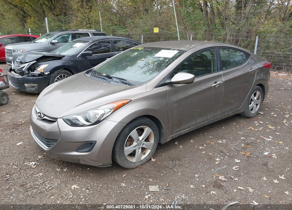 2013 HYUNDAI ELANTRA GLS VIN: 5NPDH4AE8DH340050