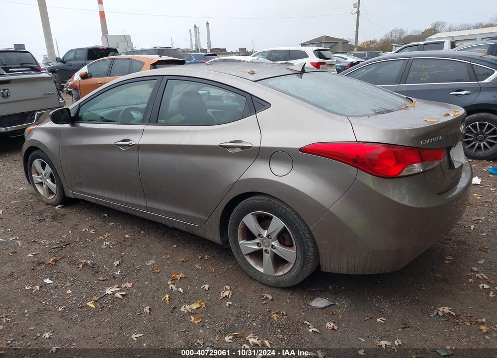 2013 HYUNDAI ELANTRA GLS VIN: 5NPDH4AE8DH340050