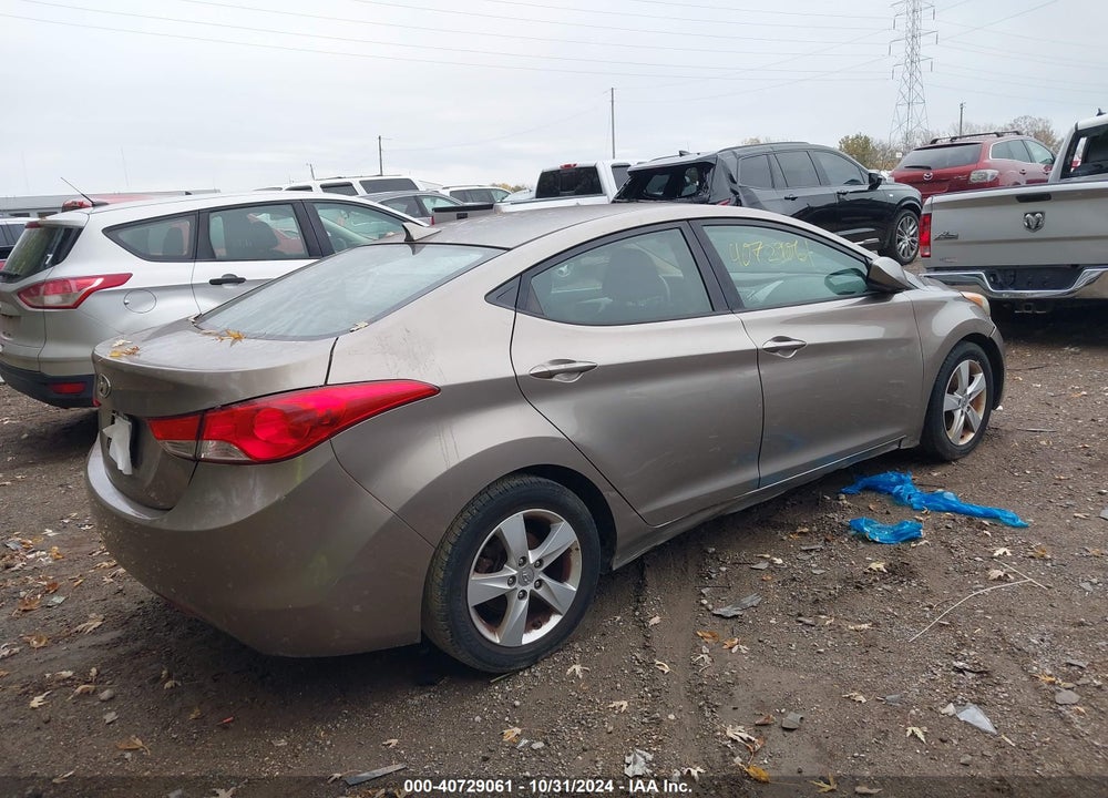 2013 HYUNDAI ELANTRA GLS VIN: 5NPDH4AE8DH340050