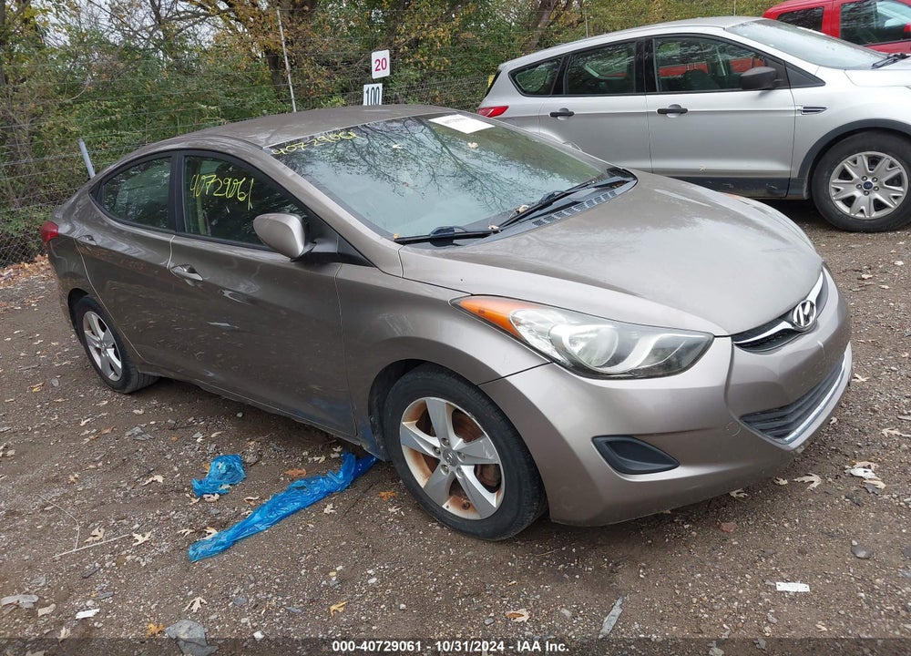 2013 HYUNDAI ELANTRA GLS VIN: 5NPDH4AE8DH340050
