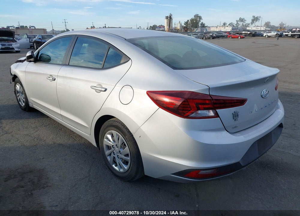 2019 HYUNDAI ELANTRA SE VIN: KMHD74LF5KU861184