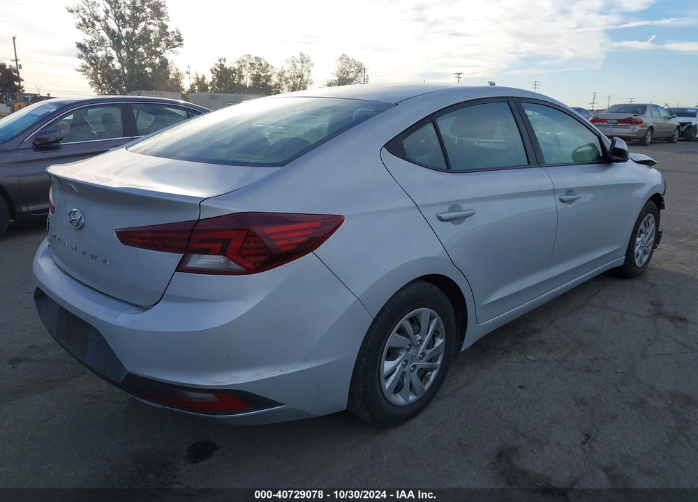 2019 HYUNDAI ELANTRA SE VIN: KMHD74LF5KU861184