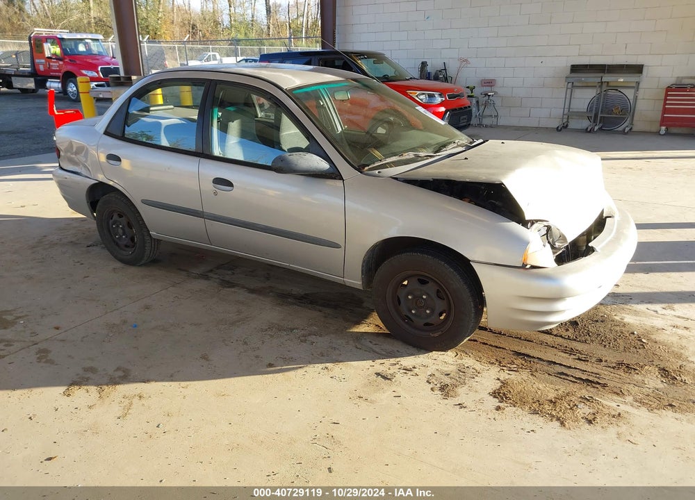 2000 CHEVROLET METRO LSI VIN: 2C1MR5224Y6717634