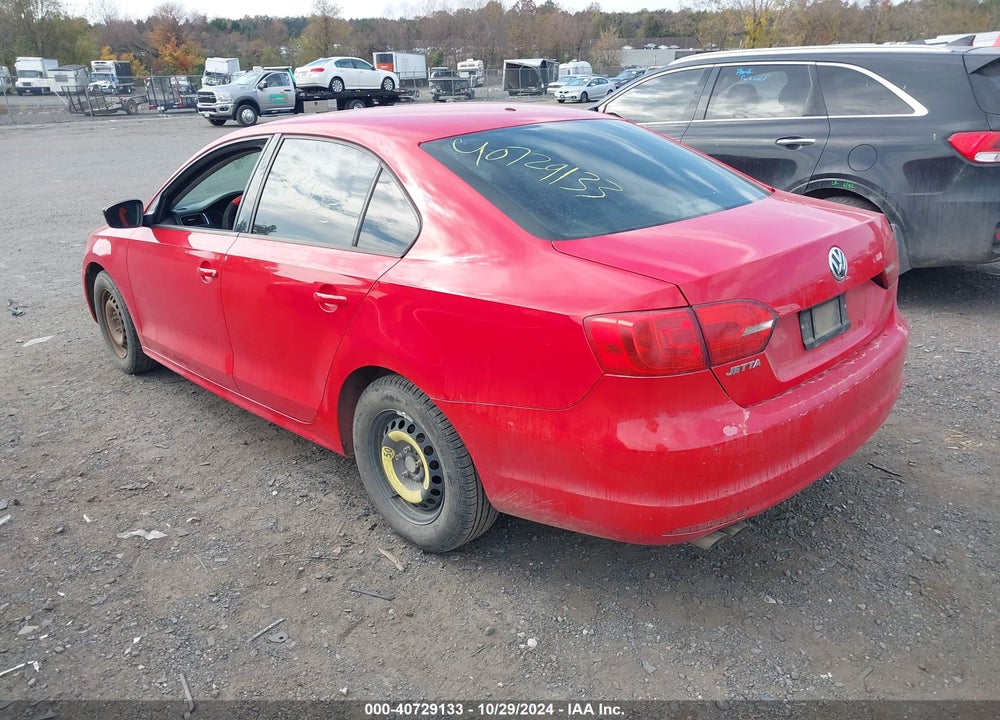 2013 VOLKSWAGEN JETTA 2.0L S VIN: 3VW1K7AJ9DM279415