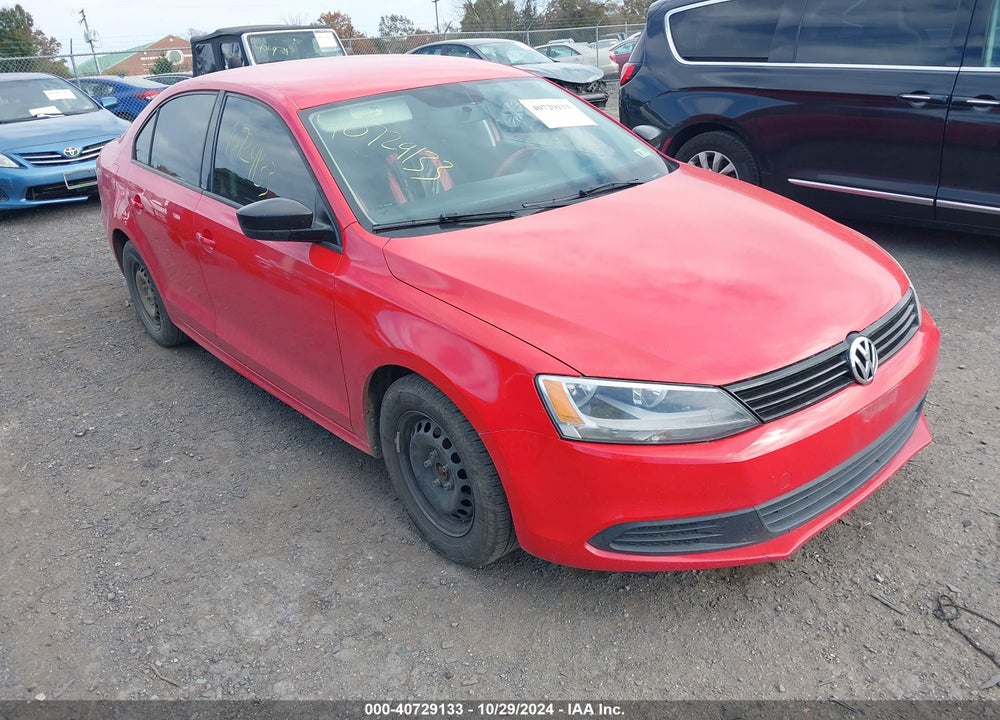 2013 VOLKSWAGEN JETTA 2.0L S VIN: 3VW1K7AJ9DM279415