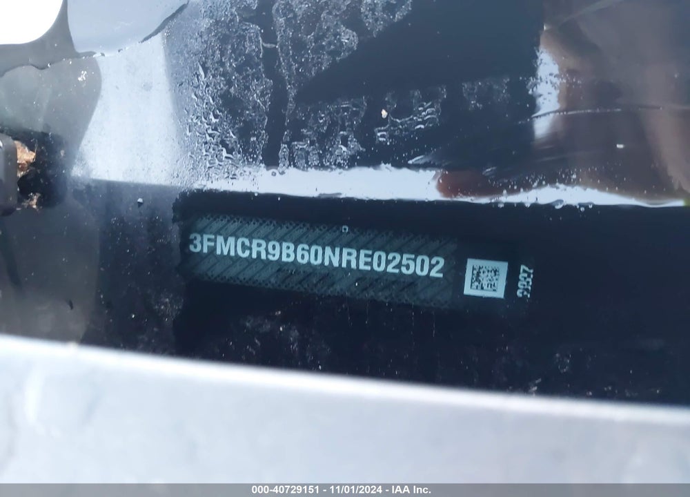 2022 FORD BRONCO SPORT VIN: 3FMCR9B60NRE02502