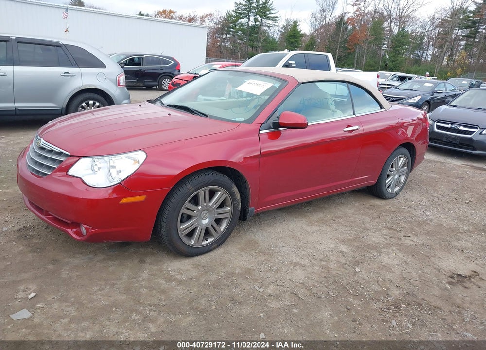 2008 CHRYSLER SEBRING LIMITED VIN: 1C3LC65M48N293908