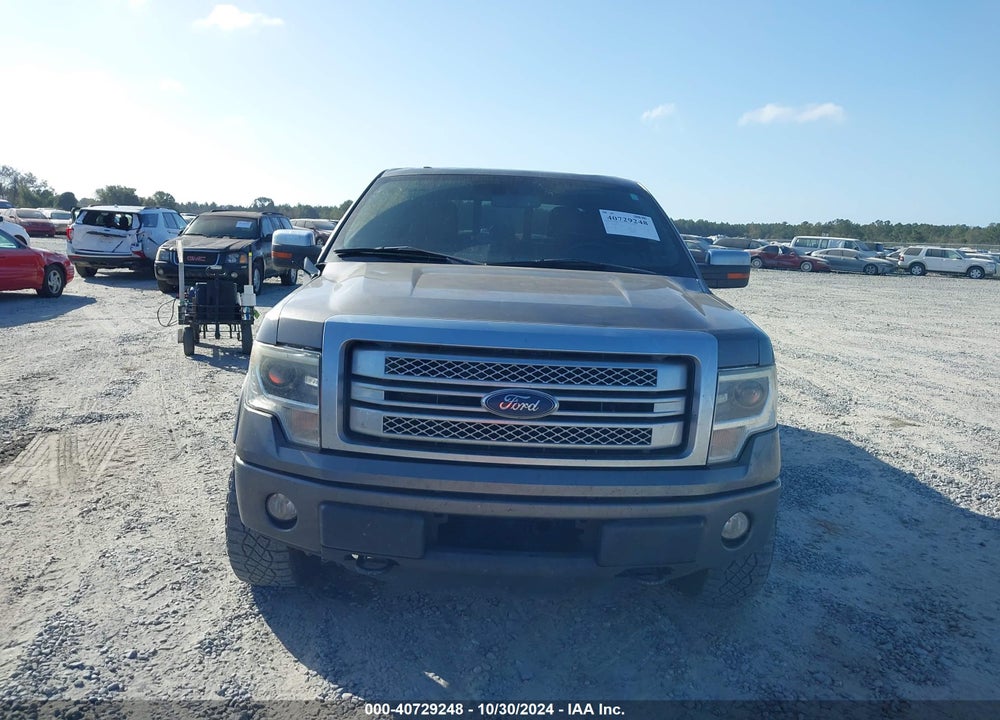 2013 FORD F-150 PLATINUM VIN: 1FTFW1ET8DFC47402