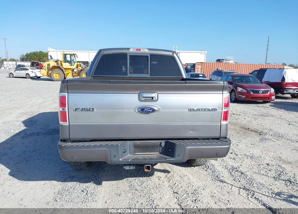 2013 FORD F-150 PLATINUM VIN: 1FTFW1ET8DFC47402