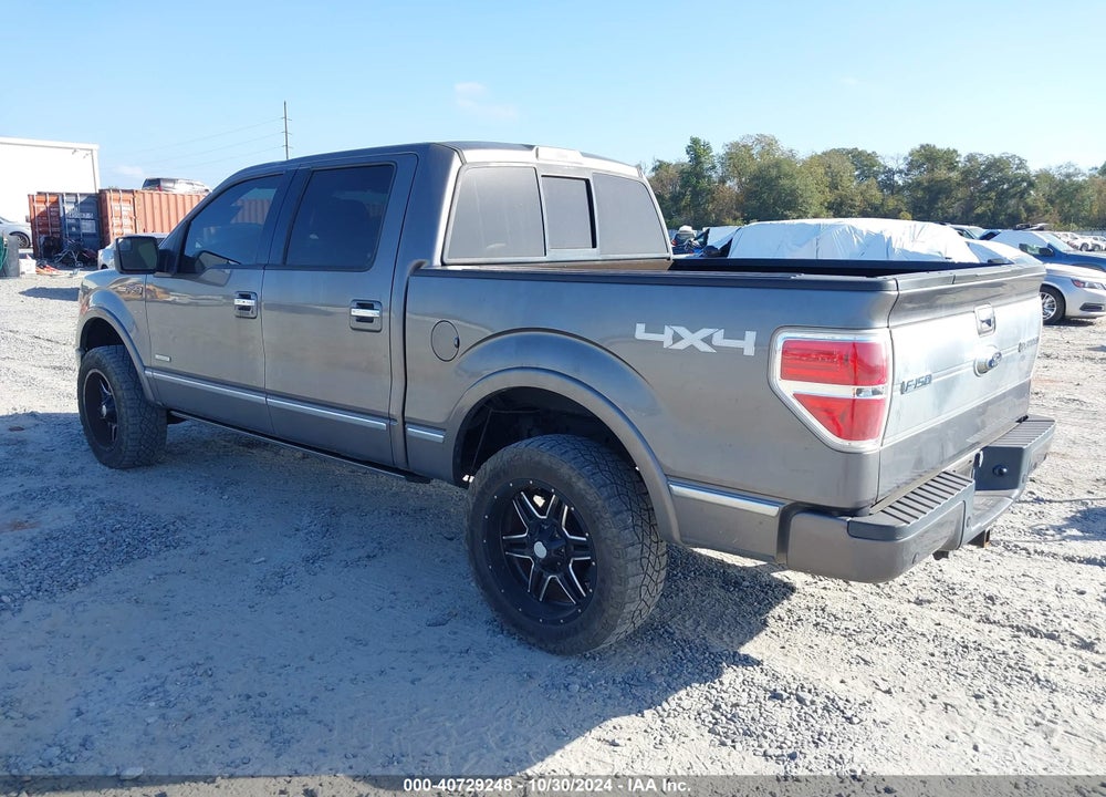 2013 FORD F-150 PLATINUM VIN: 1FTFW1ET8DFC47402