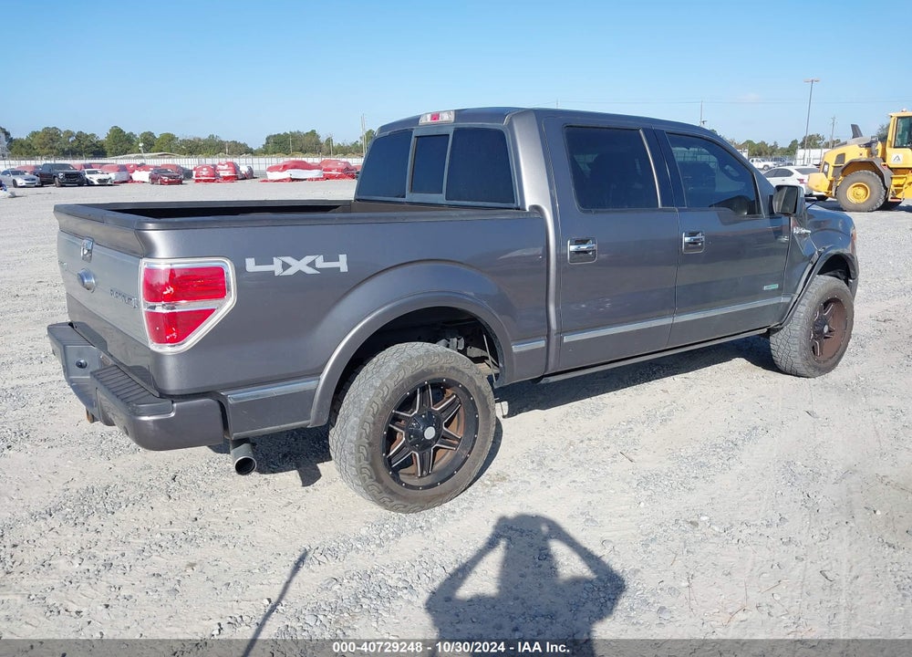 2013 FORD F-150 PLATINUM VIN: 1FTFW1ET8DFC47402
