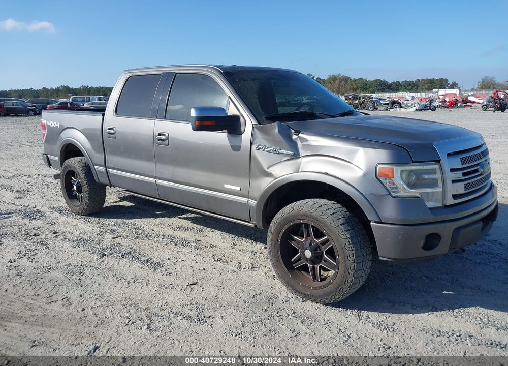 2013 FORD F-150 PLATINUM VIN: 1FTFW1ET8DFC47402