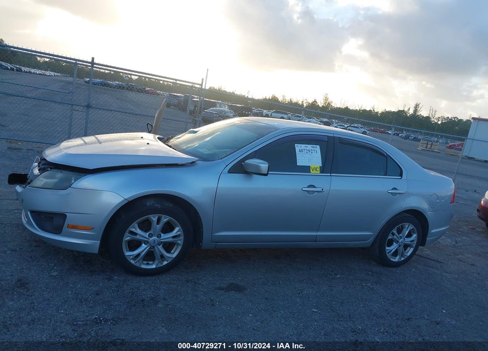 2012 FORD FUSION SE VIN: 3FAHP0HA3CR222344