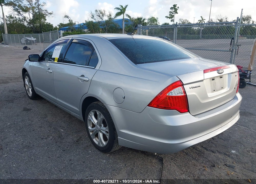 2012 FORD FUSION SE VIN: 3FAHP0HA3CR222344