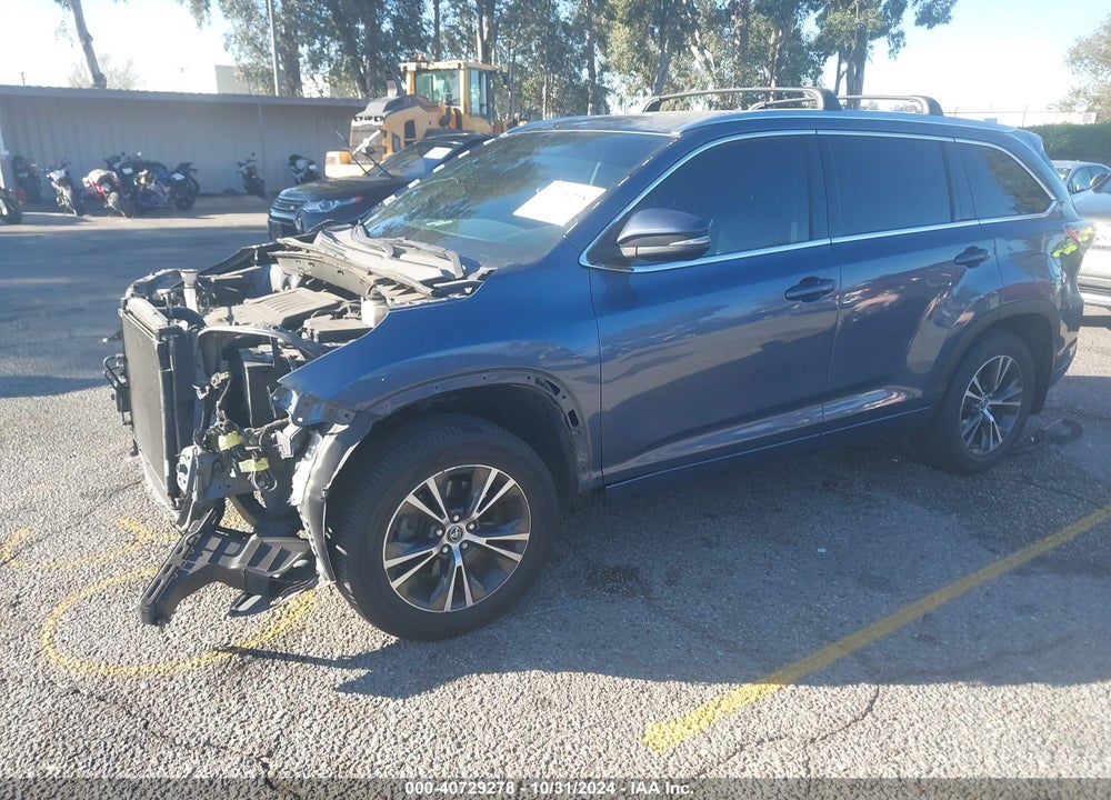 2016 TOYOTA HIGHLANDER XLE V6 VIN: 5TDJKRFH9GS255365