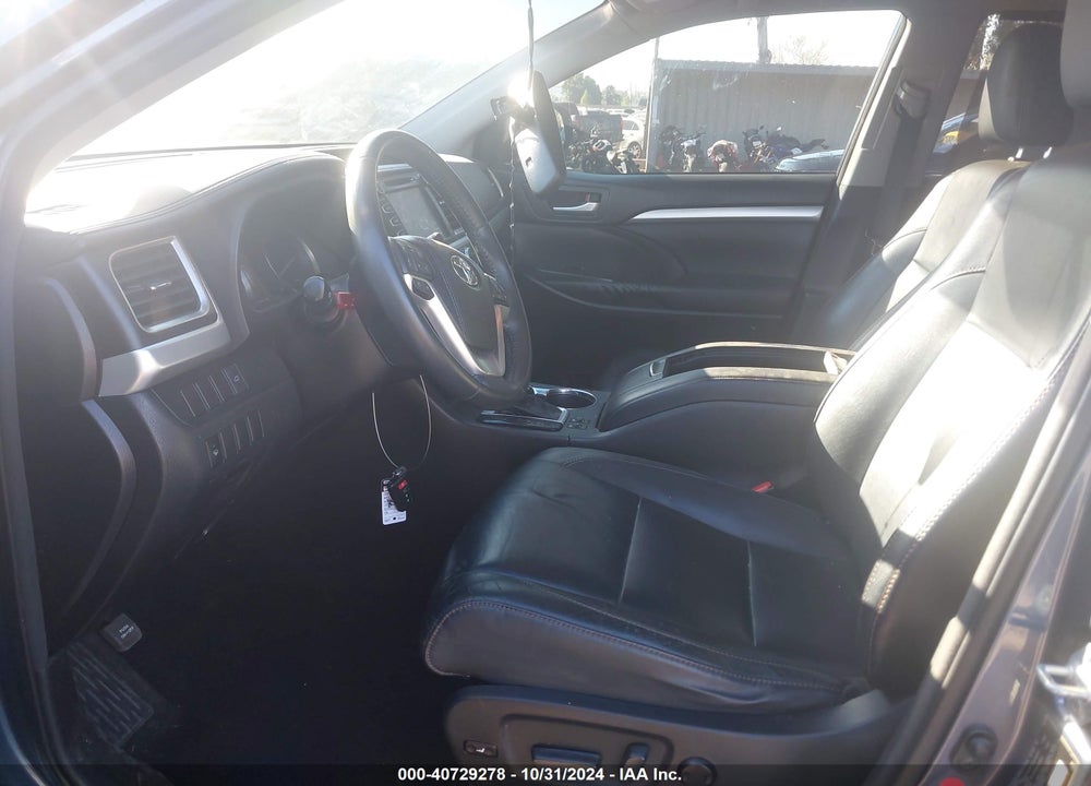2016 TOYOTA HIGHLANDER XLE V6 VIN: 5TDJKRFH9GS255365