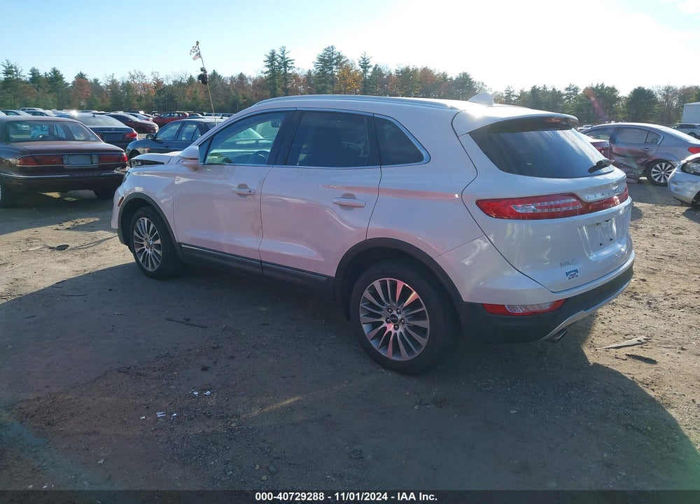 2018 LINCOLN MKC RESERVE VIN: 5LMCJ3D94JUL30117