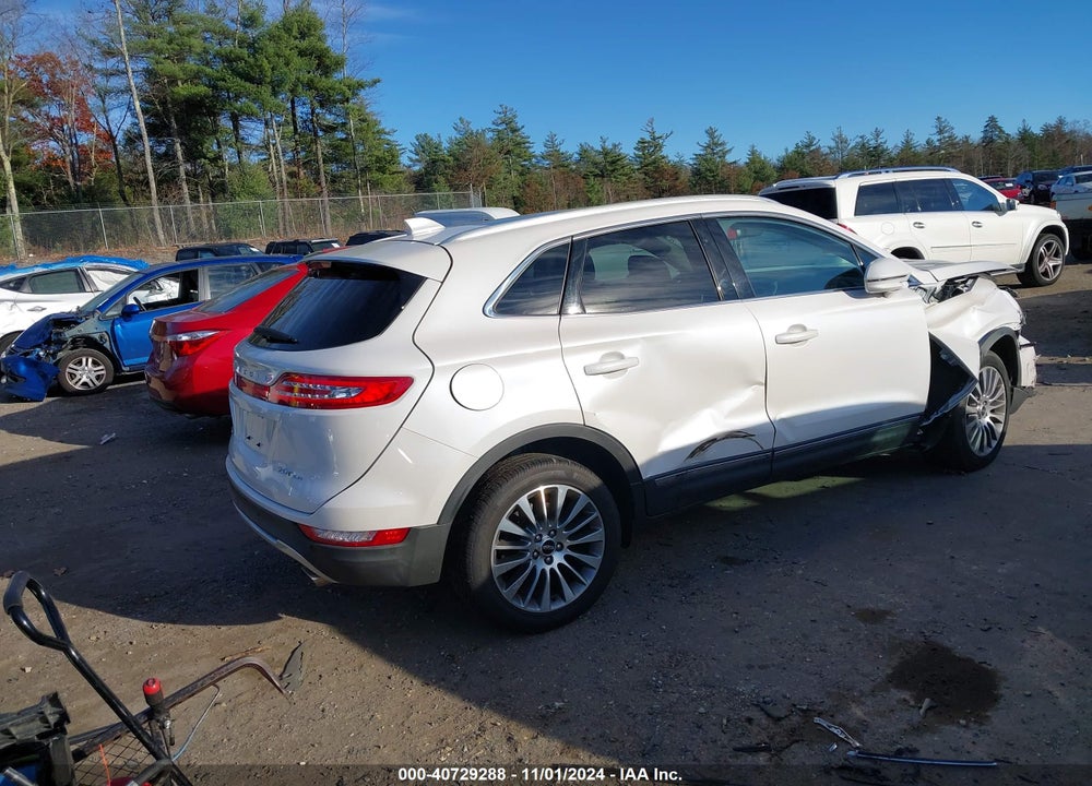 2018 LINCOLN MKC RESERVE VIN: 5LMCJ3D94JUL30117