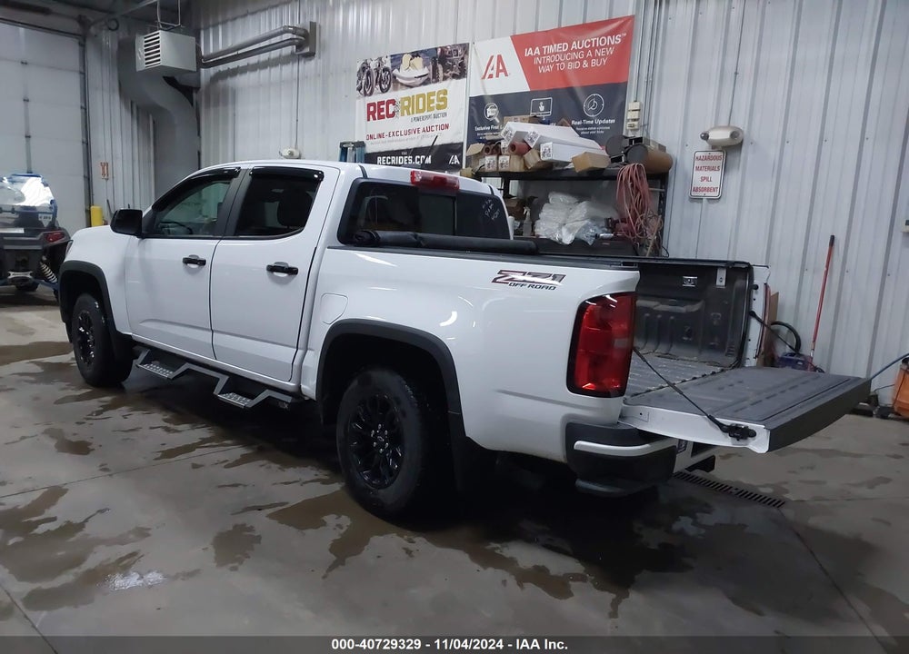 2022 CHEVROLET COLORADO 4WD SHORT BOX Z71 VIN: 1GCGTDEN6N1110277