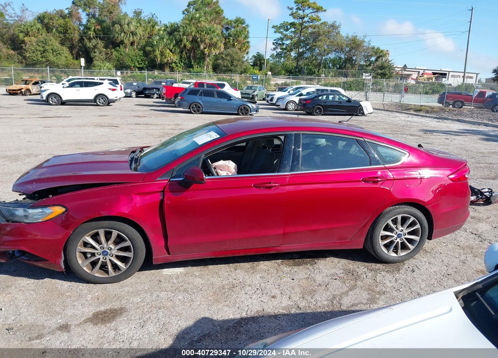2017 FORD FUSION SE VIN: 3FA6P0HD2HR332956