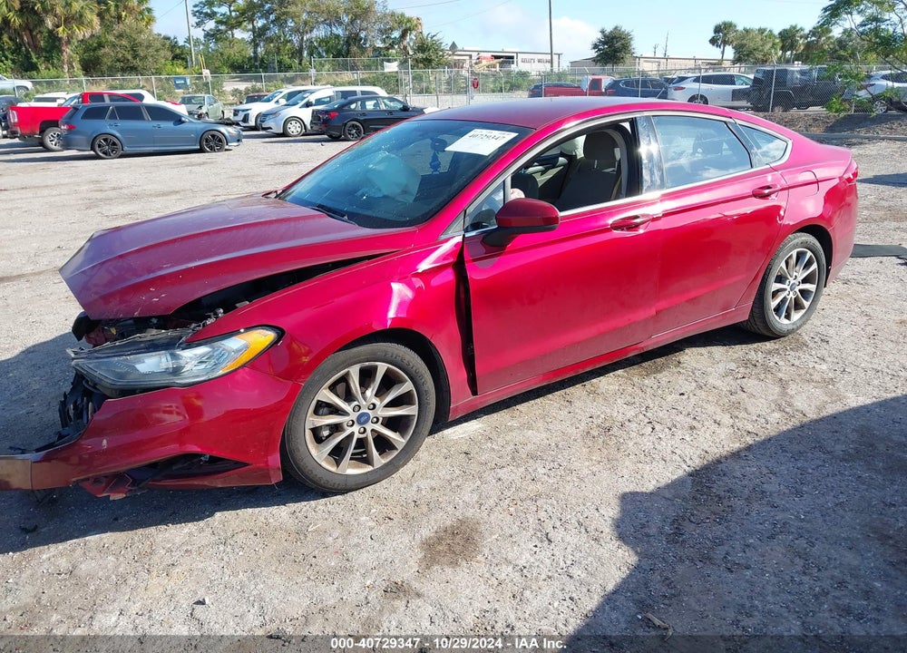 2017 FORD FUSION SE VIN: 3FA6P0HD2HR332956