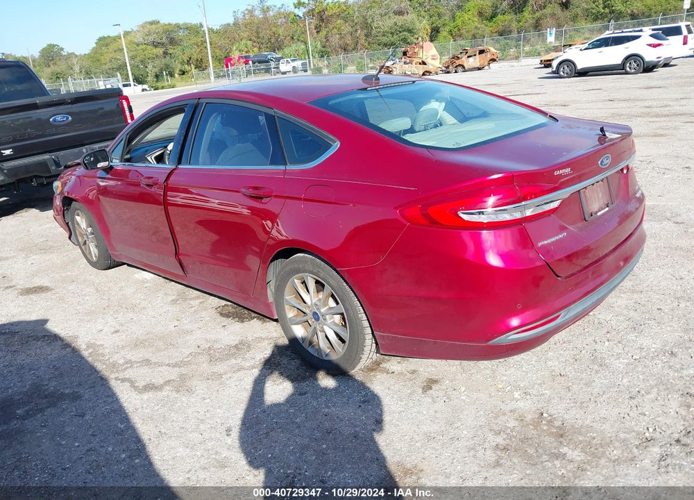 2017 FORD FUSION SE VIN: 3FA6P0HD2HR332956