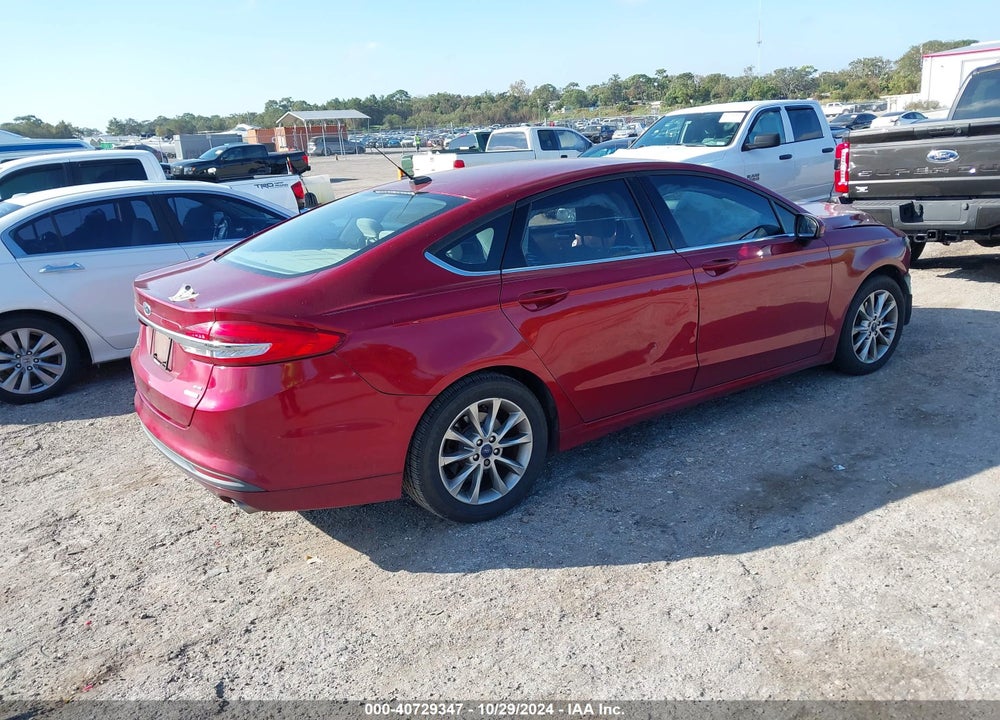 2017 FORD FUSION SE VIN: 3FA6P0HD2HR332956