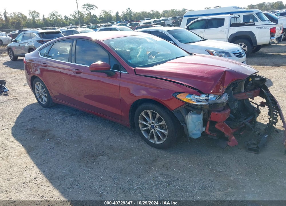 2017 FORD FUSION SE VIN: 3FA6P0HD2HR332956