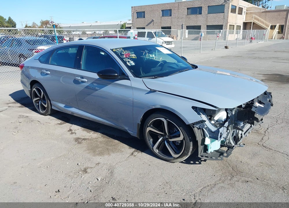 2022 HONDA ACCORD SPORT VIN: 1HGCV1F37NA059328