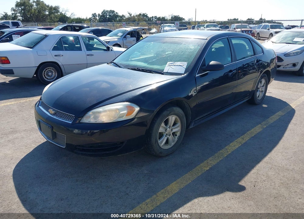 2012 CHEVROLET IMPALA LS FLEET VIN: 2G1WF5E37C1165747