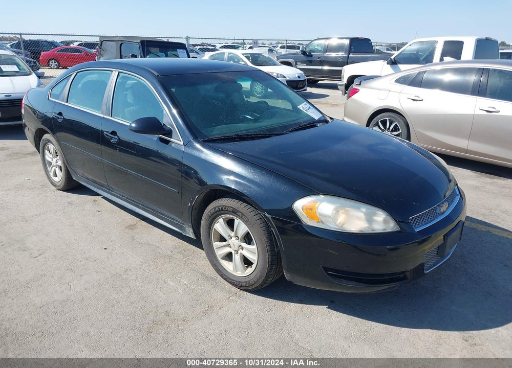 2012 CHEVROLET IMPALA LS FLEET VIN: 2G1WF5E37C1165747