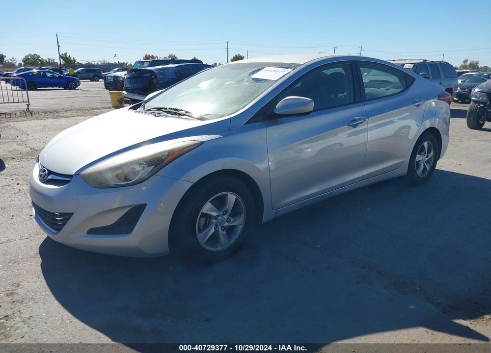 2014 HYUNDAI ELANTRA SE VIN: 5NPDH4AE4EH465676