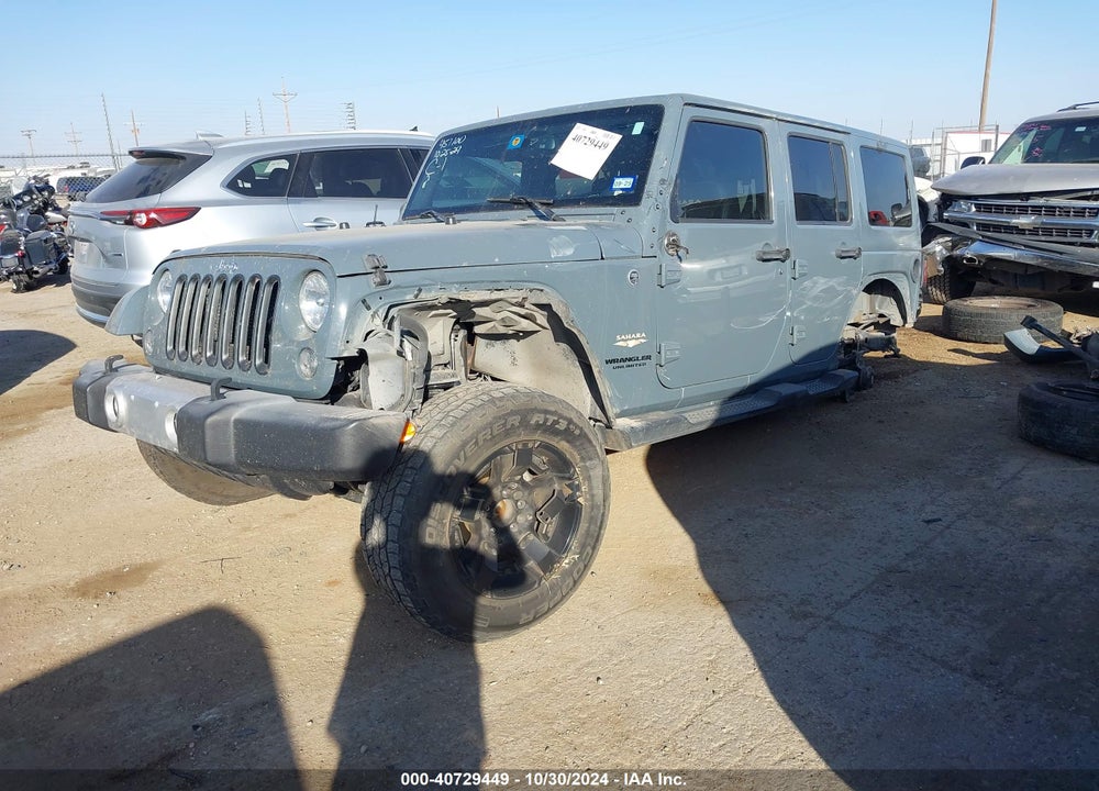 2015 JEEP WRANGLER UNLIMITED SAHARA VIN: 1C4BJWEGXFL717883